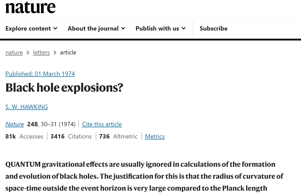 霍金的投稿信,编辑看了血压都高-查尔斯沃思论文润色